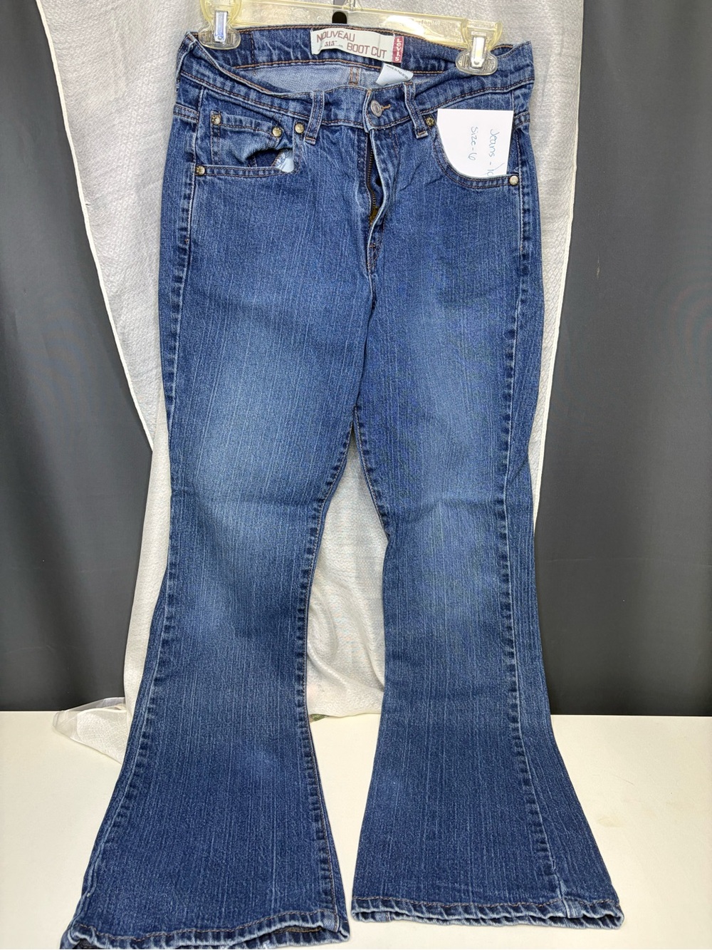 Women’s Levi's Nouveau 315 Blue Flared Bootcut Jeans Size 6